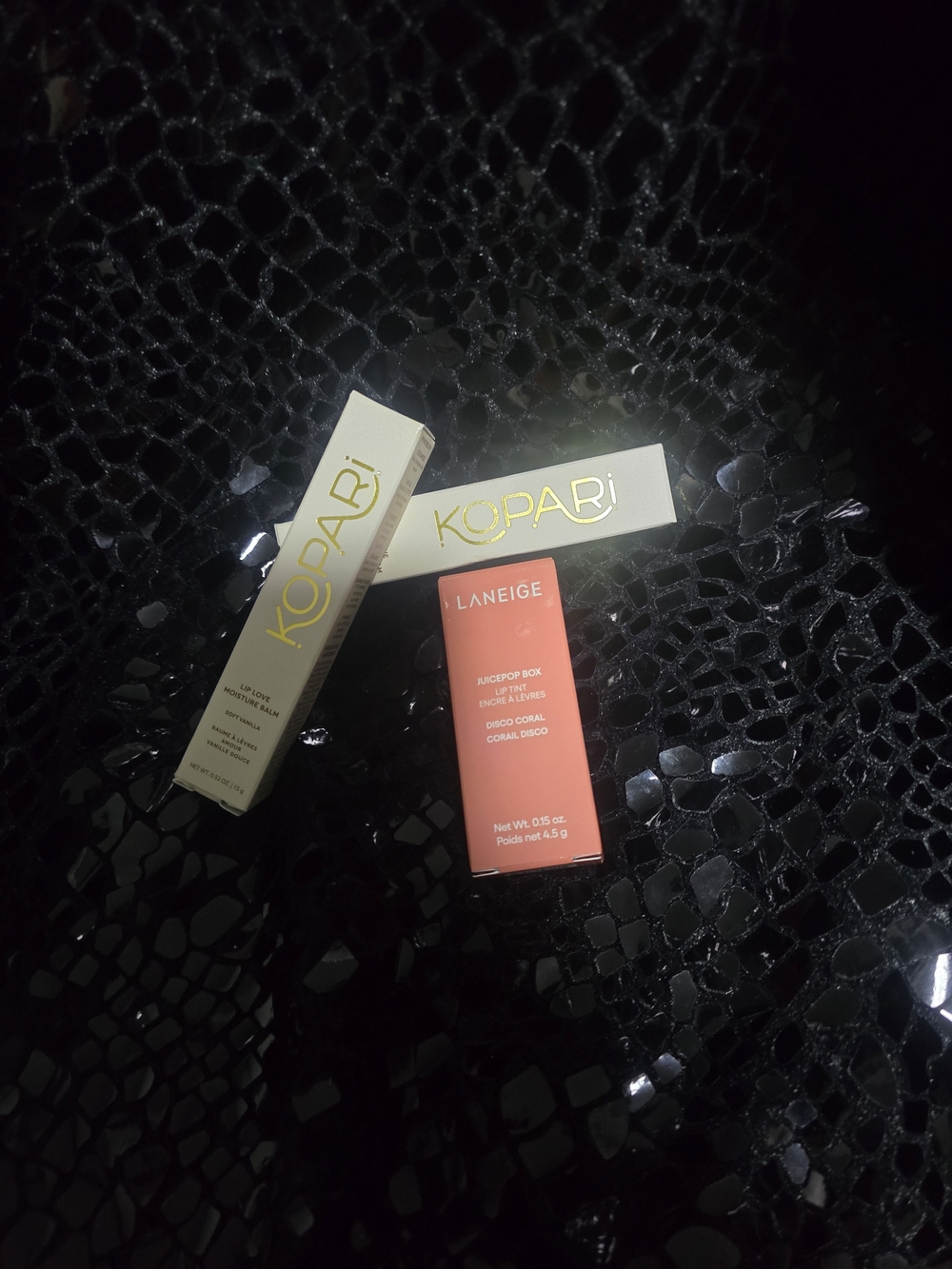 Laneige Juicy Pop Lip Tint - Coral Pink Hydrating Shine - Picture 4 of 4